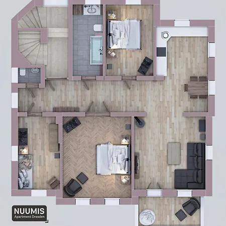 Nuumis Luxury 115 M2 Apartment, Dresdner Heide Mit Garten Apartment