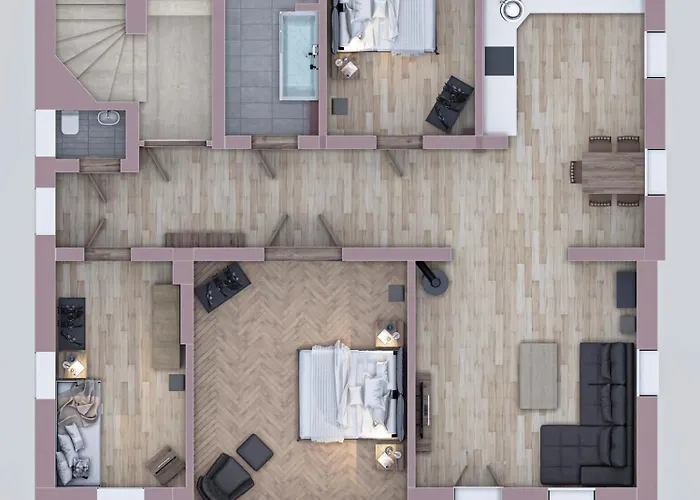 Nuumis Luxury 115 M2 Apartment, Dresdner Heide Mit Garten Апартаменты